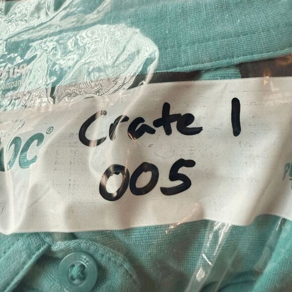 Travis Mathew Men's Heathered Golf Polo Shirt Green Large - Picture 8 of 8